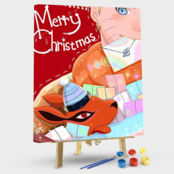Naruto - Naruto & Kurama - Chibi Nine-Tails, Weihnachtsmtze