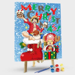 One Piece - Luffy & Chopper - Frohe Weihnachten