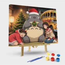 My Neighbor Totoro - Totoro, Satsuki & Mei - Gemtliche Weihnachten drinnen